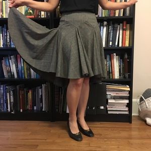 Dolce & Gabbana wool high-low hem skirt